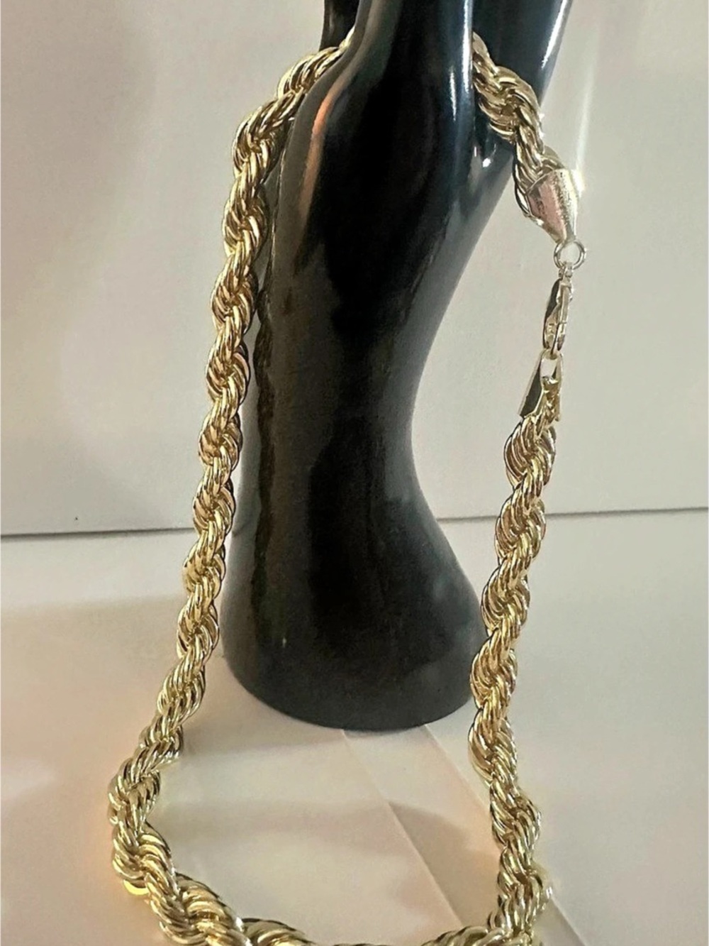 Gold-Tone Twisted Chain Necklace